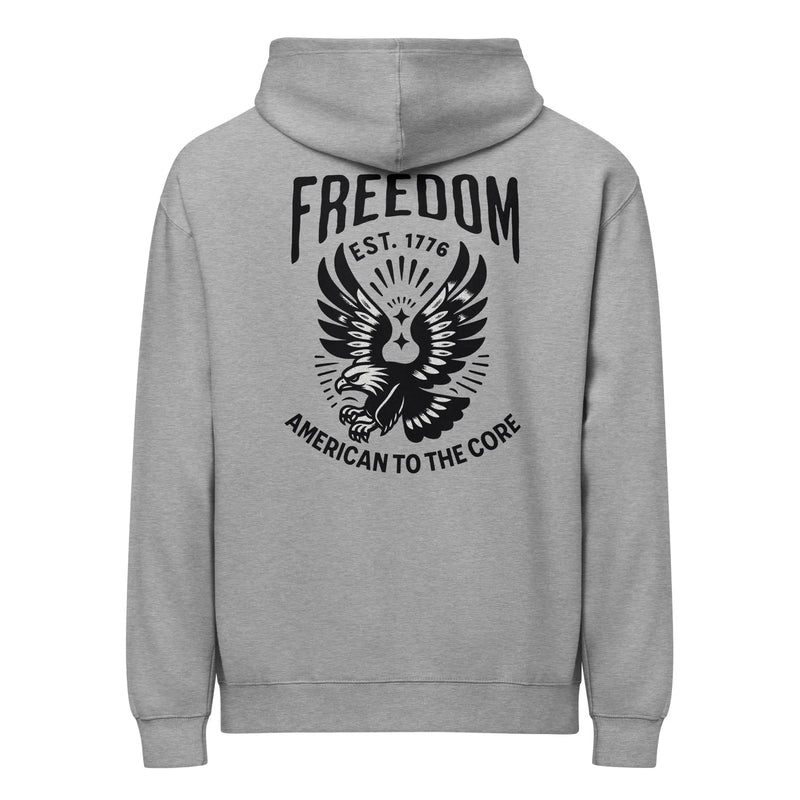 image of patriotic men's hoodie